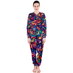 Moreau Rainbow Paint Onepiece Jumpsuit (ladies)  by Mariart