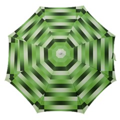 View Original Pinstripes Green Shapes Shades Straight Umbrellas by Mariart