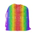 Striped Painted Rainbow Drawstring Pouches (XXL) View2