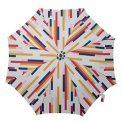Geometric Line Vertical Rainbow Hook Handle Umbrellas (medium) by Mariart