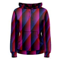 Photography Illustrations Line Wave Chevron Red Blue Vertical Light Women s Pullover Hoodie