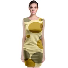 Polka Dots Classic Sleeveless Midi Dress by Mariart