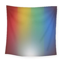 Rainbow Flag Simple Square Tapestry (large)