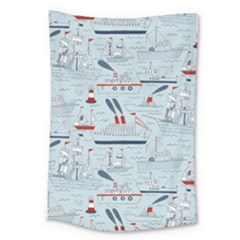 Ships Sails Large Tapestry