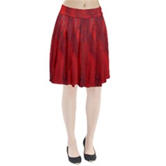 Stone Red Volcano Pleated Skirt by Mariart