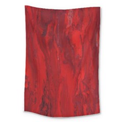 Stone Red Volcano Large Tapestry by Mariart