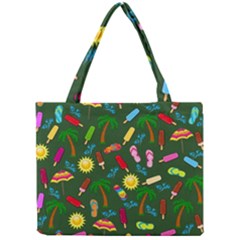 Beach Pattern Mini Tote Bag by Valentinaart