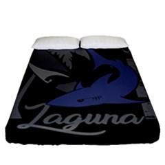 Surf - Laguna Fitted Sheet (queen Size) by Valentinaart