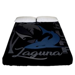 Surf - Laguna Fitted Sheet (california King Size) by Valentinaart