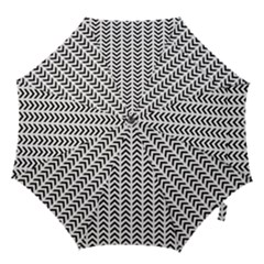 Chevron Triangle Black Hook Handle Umbrellas (medium) by Mariart