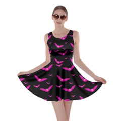 Halloween Pink Bats Skater Dress by chihuahuadresses