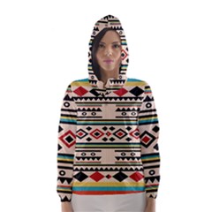 Tribal Pattern Hooded Wind Breaker (women) by BangZart