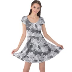 Camouflage Patterns Cap Sleeve Dresses by BangZart