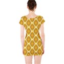 Snake Abstract Pattern Short Sleeve Bodycon Dress View2