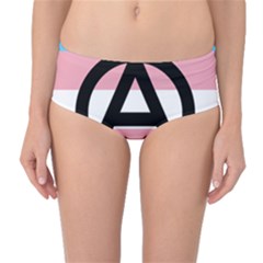 Anarchist Pride Mid-waist Bikini Bottoms by TransPrints