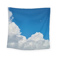 Sky Clouds Blue White Weather Air Square Tapestry (small) by BangZart