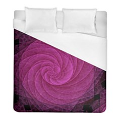 Purple Background Scrapbooking Abstract Duvet Cover (full/ Double Size) by BangZart
