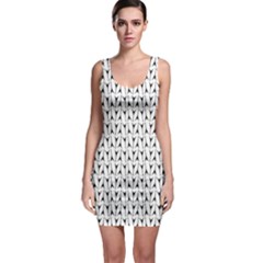 Flying-v Electric Guitar Color Picker Print Sleeveless Bodycon Dress by Brini