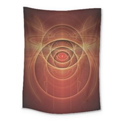 The Rusty Red Fractal Scarab Of Fiery Old Man Ra Medium Tapestry by jayaprime