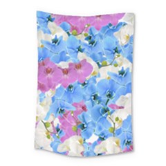 Tulips Flower Pattern Small Tapestry by paulaoliveiradesign