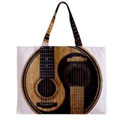 Old And Worn Acoustic Guitars Yin Yang Mini Tote Bag by JeffBartels