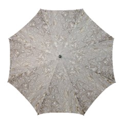 Off White Lace Pattern Golf Umbrellas by paulaoliveiradesign