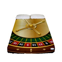 Casino Roulette Clipart Fitted Sheet (full/ Double Size) by BangZart