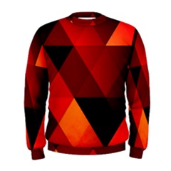 Abstract Triangle Wallpaper Men s Sweatshirt by BangZart