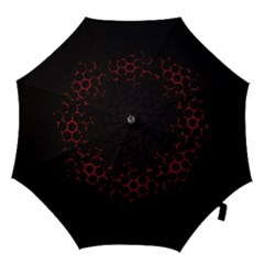 Abstract Pattern Honeycomb Hook Handle Umbrellas (medium) by BangZart