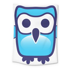 Owl Logo Clip Art Medium Tapestry by BangZart