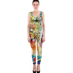 Multicolor Anime Colors Colorful Onepiece Catsuit by BangZart
