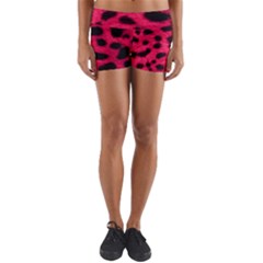 Leopard Skin Yoga Shorts by BangZart