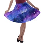 Galaxy A-line Skater Skirt
