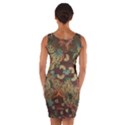 Colorful The Beautiful Of Art Indonesian Batik Pattern Wrap Front Bodycon Dress View2