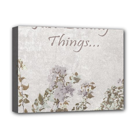 Shabby Chic Style Motivational Quote Deluxe Canvas 16  X 12   by dflcprints