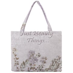Shabby Chic Style Motivational Quote Mini Tote Bag