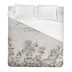 Shabby Chic Style Motivational Quote Duvet Cover (full/ Double Size)