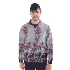 Shabby Chic Style Floral Photo Wind Breaker (men) by dflcprintsclothing