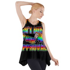 Dont Need Your Approval Side Drop Tank Tunic by Valentinaart