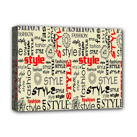 Backdrop Style With Texture And Typography Fashion Style Deluxe Canvas 16  X 12   by BangZart