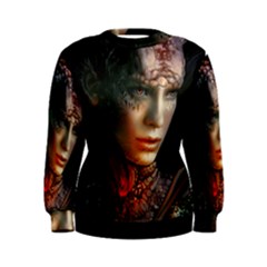Digital Fantasy Girl Art Women s Sweatshirt by BangZart