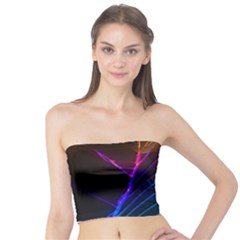 Cracked Out Broken Glass Tube Top by BangZart