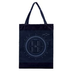 Minimalistic Knowledge Mathematics Trigonometry Classic Tote Bag by BangZart