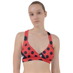 Abstract Bug Cubism Flat Insect Sweetheart Sports Bra by BangZart