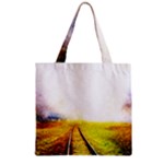 Landscape Zipper Grocery Tote Bag