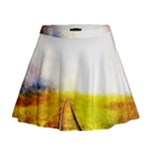 Landscape Mini Flare Skirt