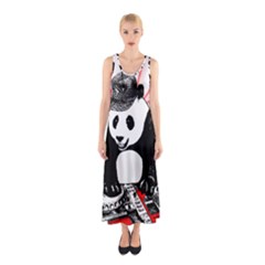 Deejay Panda Sleeveless Maxi Dress by Valentinaart