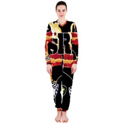 Nuclear Explosion Trump And Kim Jong Onepiece Jumpsuit (ladies)  by Valentinaart