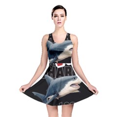 The Shark Movie Reversible Skater Dress by Valentinaart