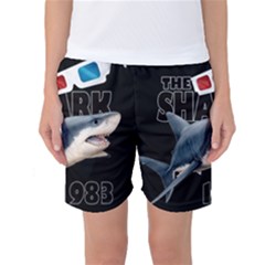 The Shark Movie Women s Basketball Shorts by Valentinaart